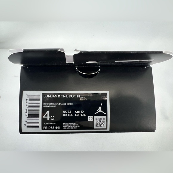 ⭐️HOST PICK⭐️NIKE Jordan11 Crib Bootie Midnight Navy Blue Size:4C Brand New WBOX - Picture 9 of 10